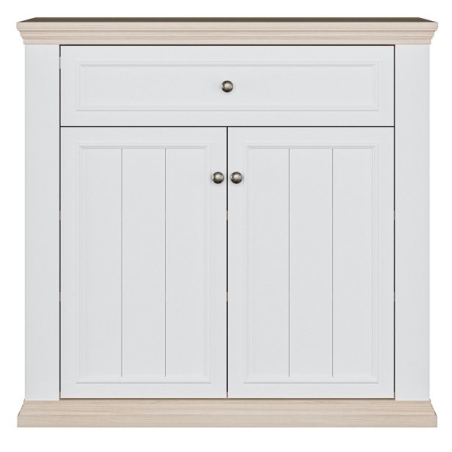 Komoda Pontypool Forte Biały/Dąb Riva