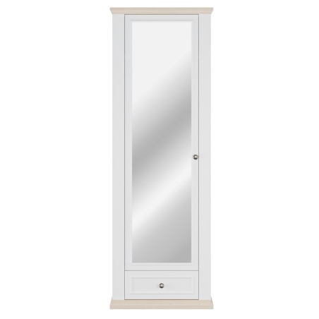 Pontypool Single-Door Wardrobe L/P Forte White