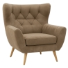 Voss brown armchair Gala Collezione Fast Delivery
