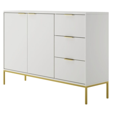 Kocot Meble Austin - Biały/Złoty