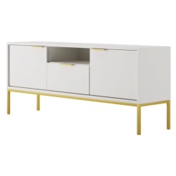 Kocot Meble Austin: Biały/Złoty 