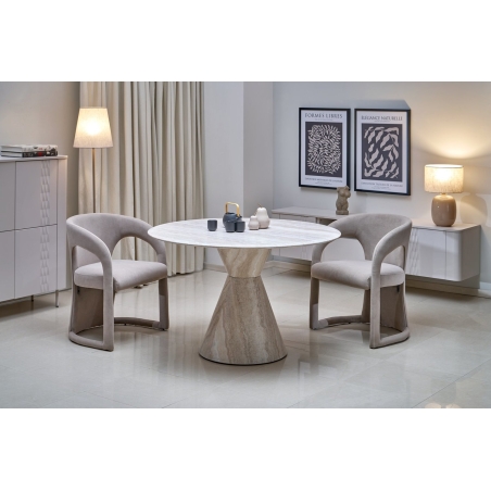 Abbot Round Dining Table Halmar