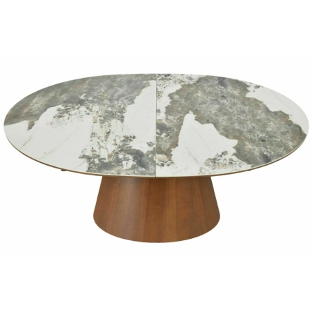 Marocco Ceramic Extendable Oval Dining Table Signal