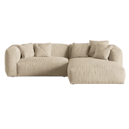 Corner side - Rights, colour - shades of beige, Micadoni Martina welur - Vogue 1