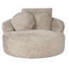 Fotel Bufalo Atreve tkanina fluffy