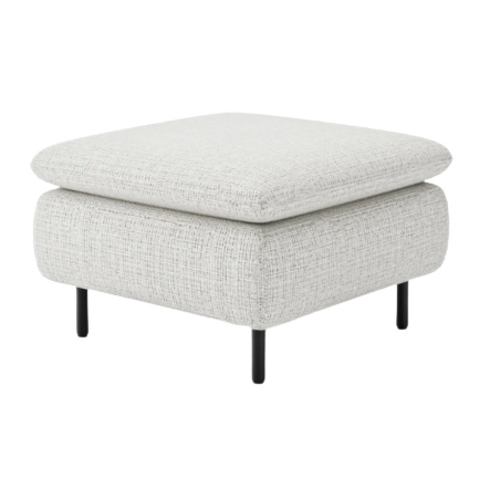 Puf Asti Puszman na czarnych nóżkach