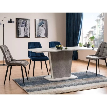 Krzesło Chic Velvet granatowe Bluvel 86 Signal