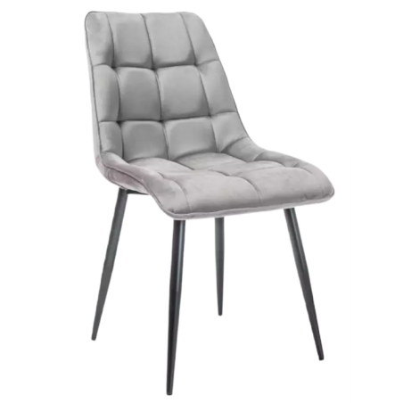 Chic Velvet grey Bluvel14 chair Signal