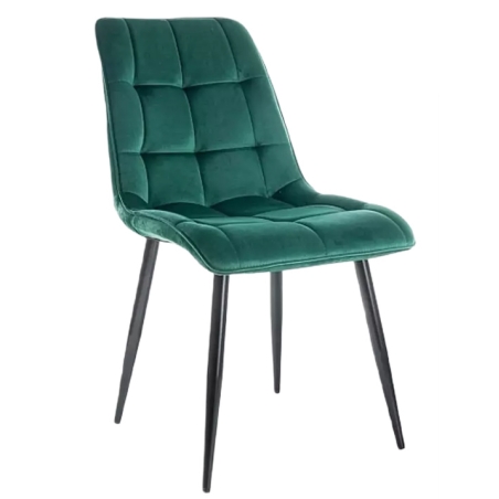 Chic Velvet green Bluvel chair 78 Signal