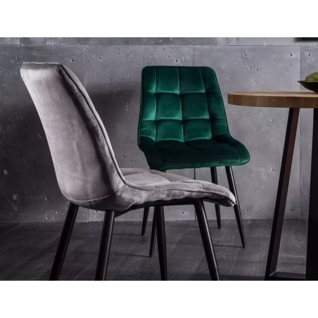 Chic Velvet green Bluvel chair 78 Signal