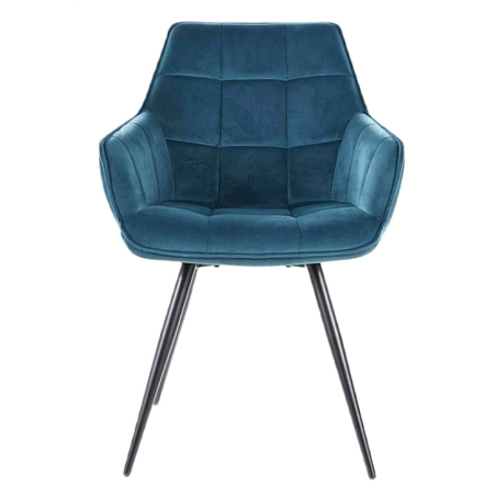 Lilia Velvet Turquoise chair Signal