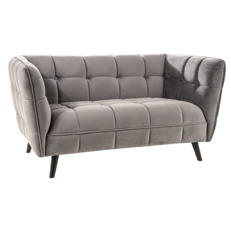 Sofa Castello 2 Velvet grey Bluvel 14 Signal