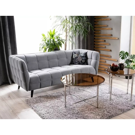 Sofa Castello 3 Velvet szary Bluvel 14 Signal