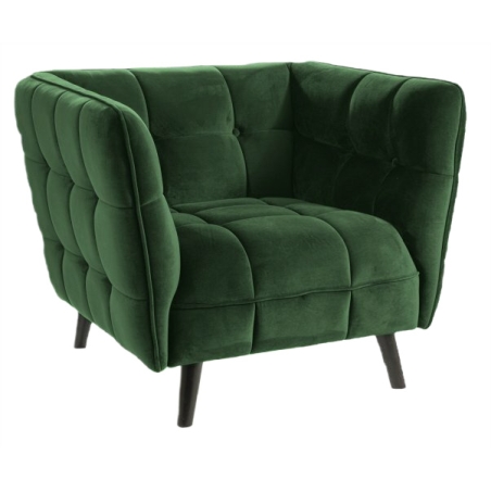Castello 1 velvet green bluvel 78 wenge armchair Signal