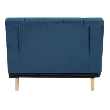 Billy Velvet armchair Blue Tap.188 Signal