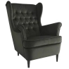 Fotel Harry Velvet Czarny Bluvel 19 Signal
