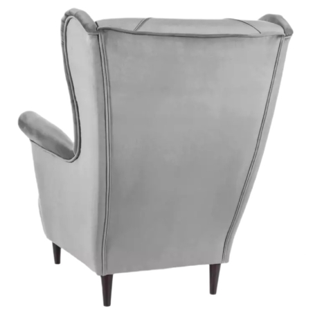 Fotel Lady Velvet Szary Bluvel 14 Signal