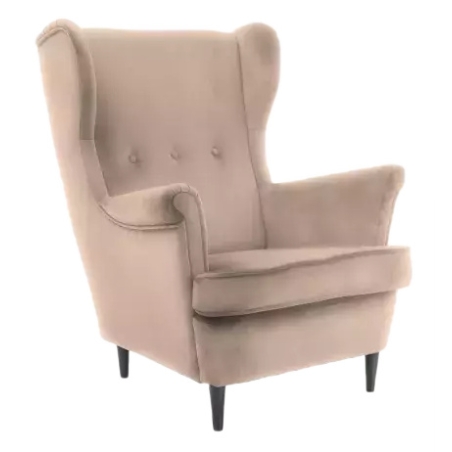 Lord Velvet Beige Bluvel 28 Signal armchair