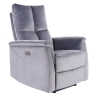 Fotel rozkładany Neptun Velvet szary Bluvel 14 Signal