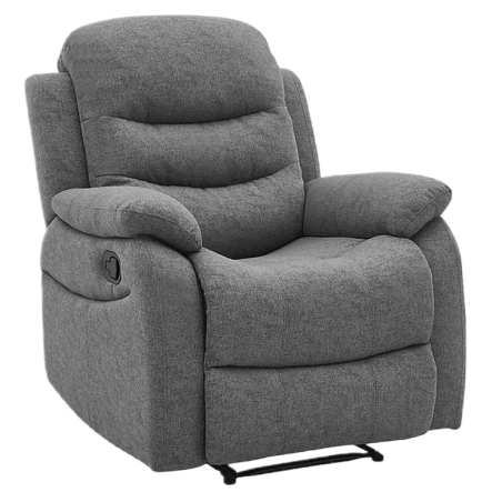 Fotel Rozkładany Neron Szary Tap.158 Signal