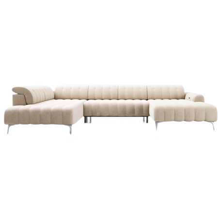 Padova III U-Shaped Corner Sofa - Puszman light beige