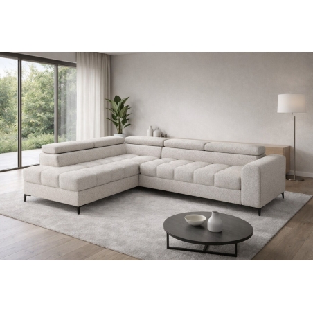 Moratti L-Shaped Corner Sofa Canvani