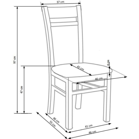 Gerard 2 chair white inari 91 Halmar