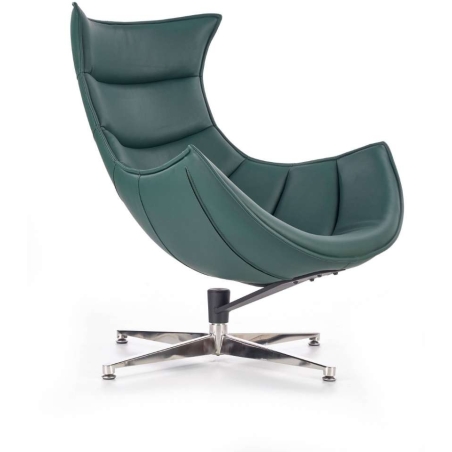 Luxor dark green armchair Halmar