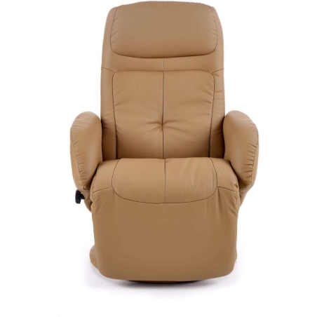 Optima beige relaxing armchair Halmar