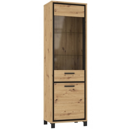 Trondheim L/P cabinet TDHV712 artisan oak / black oak Forte