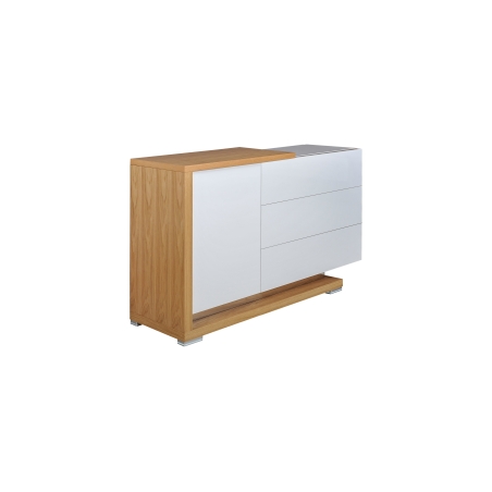 Porto chest of drawers 155 white gloss Lissy