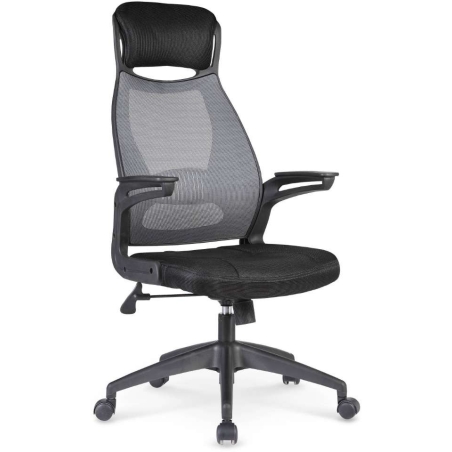 Solaris office armchair black and grey Halmar