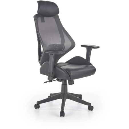 Hasel office armchair black / ash Halmar