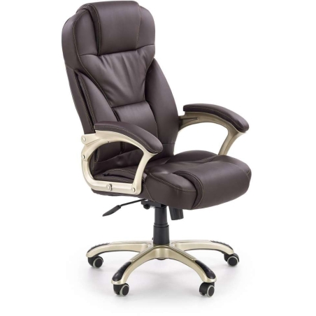 Desmond office armchair dark brown Halmar