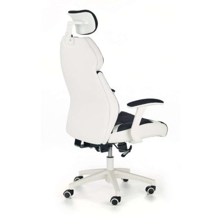 Chrono office armchair black and white Halmar
