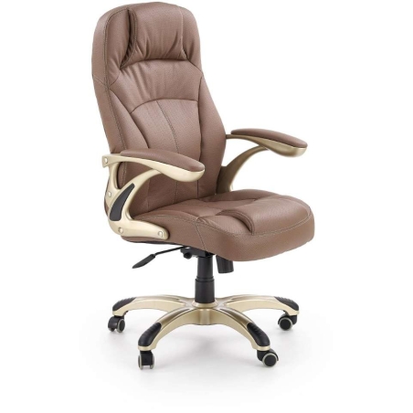 Carlos office armchair light brown Halmar