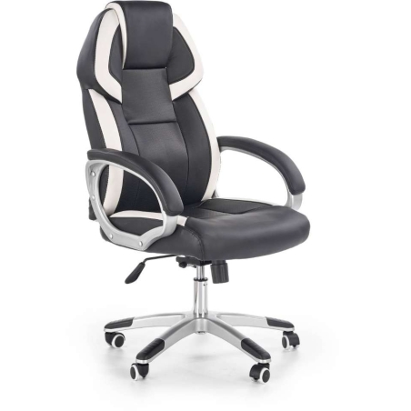 Barton office armchair black and white Halmar