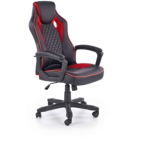 Baffin office armchair black / red Halmar