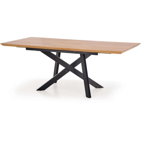 Capital table oak gold / black Halmar