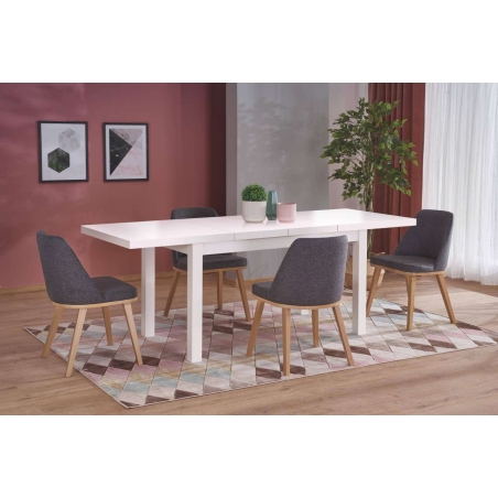 Tiago 2 folding table white Halmar
