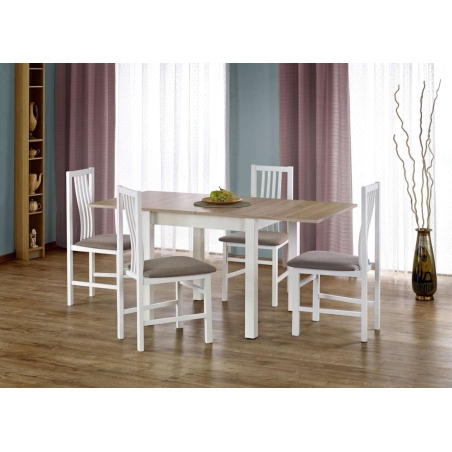 Gracjan folding table oak sonoma / white Halmar