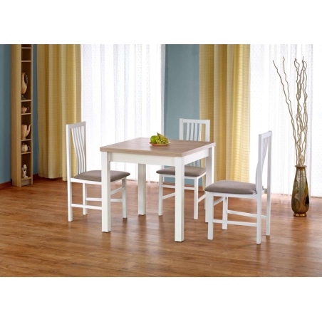 Gracjan folding table oak sonoma / white Halmar