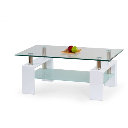Diana H bench white lacquered Halmar