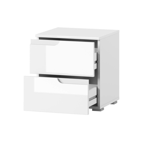 Bedside table Selene white gloss Type 32 Szynaka Meble