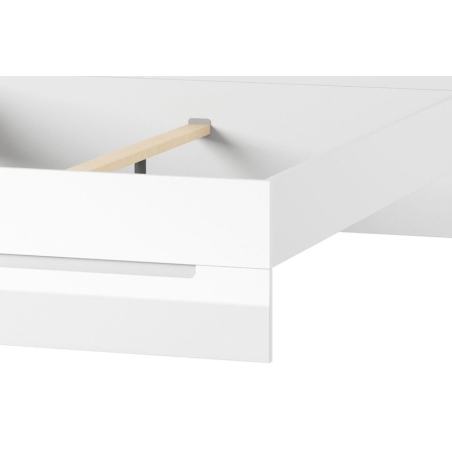 Bed 180 cm Selene white gloss Type 35 Szynaka Meble