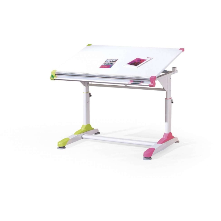 Collorido desk white-green-pink Halmar