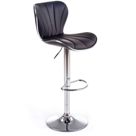 H69 hocker black eco leather Halmar