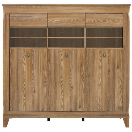 Bench unit Bergen REG3W Black Red White