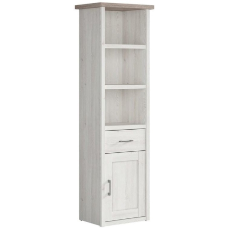 Luca Juzi bookcase REG1D1S Black Red White