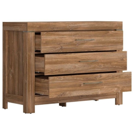 Gent chest of drawers KOM3S Black Red White